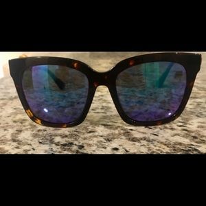 Diff Eyewear Bella Blue Mirror Tortoise